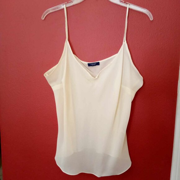 Chaps Ralph Lauren Vintage Camisole Cream. No tag - XL? Bust = 51" - Picture 2 of 5